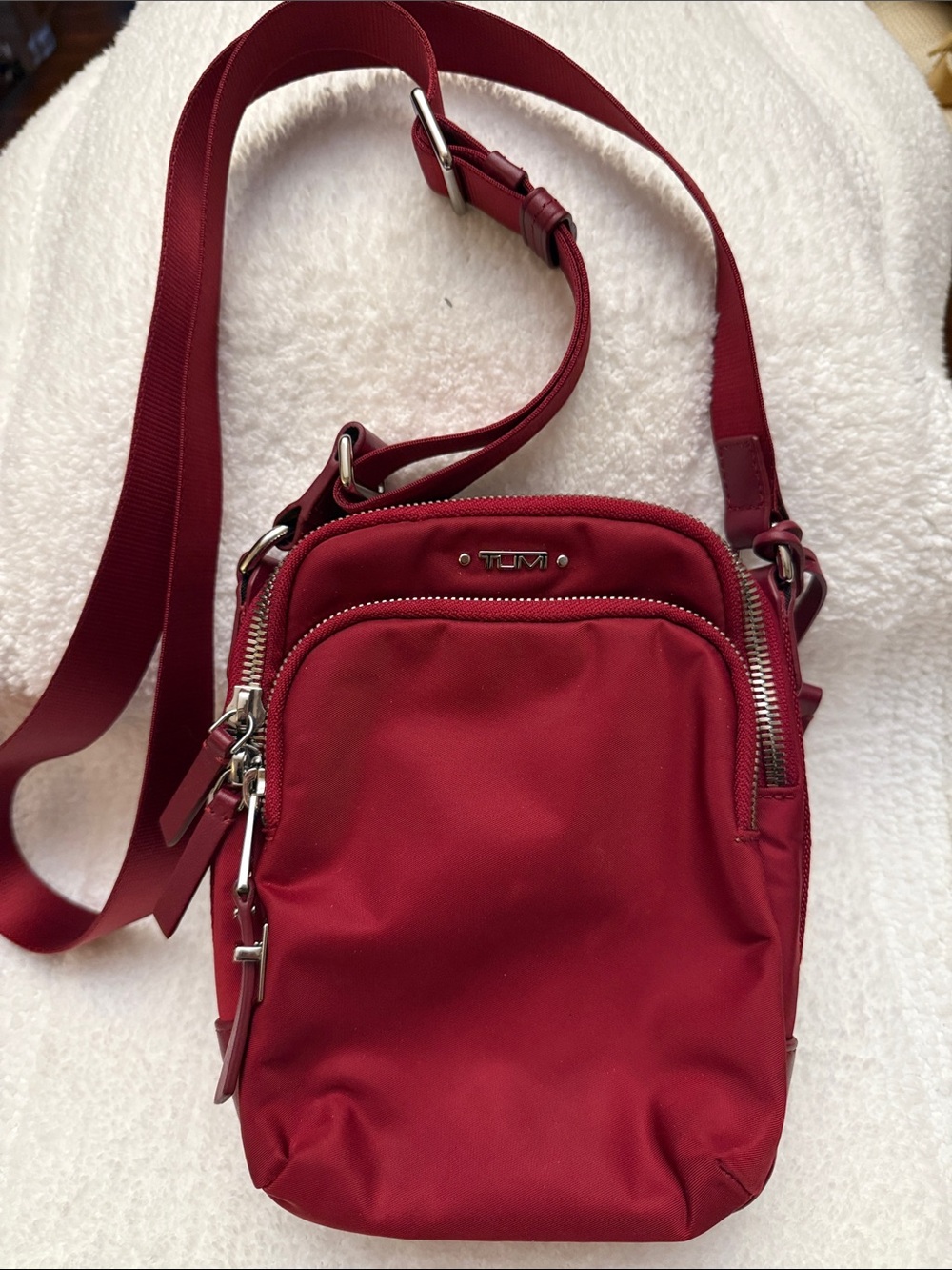 Tumi Like New Crossbody  Purse
Adjustable Strap